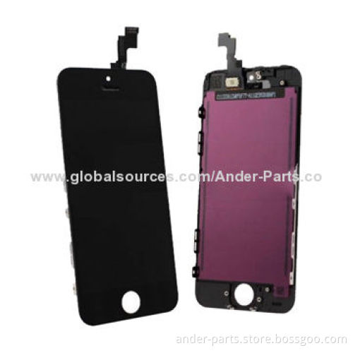 Genuine Mobile Phone LCD with Touch Screen Digitizer Assembly for iPhone 5S, Perfect Fit